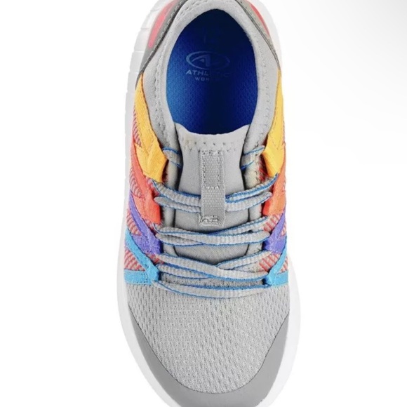 Athletic Works Youth Girls Rainbow Athletic Shoes - Picture 3 of 10